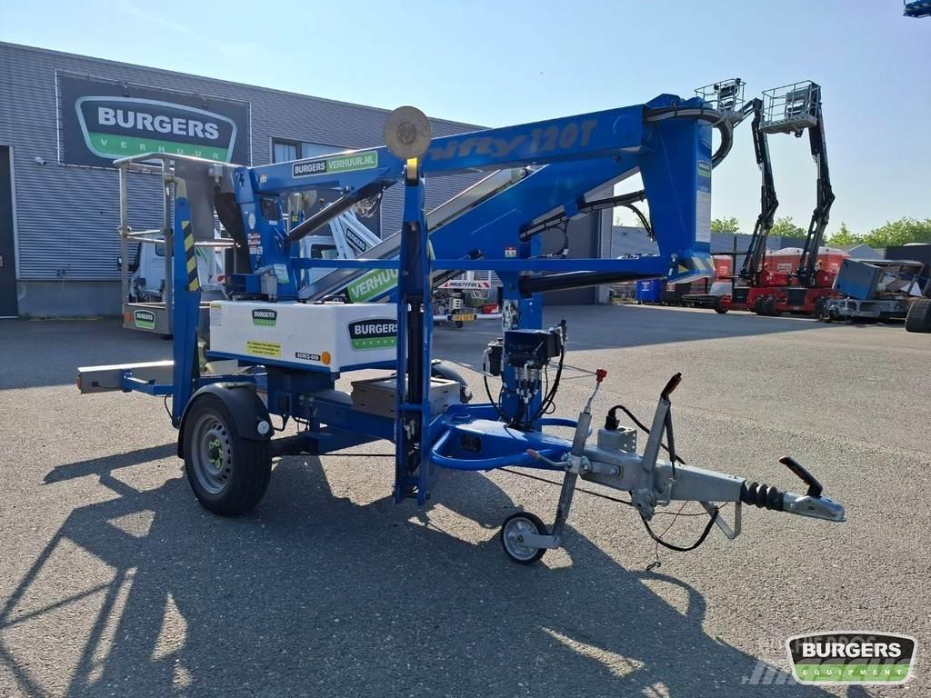 Niftylift 120TE Ant priekabų montuojamos kėlimo platformos