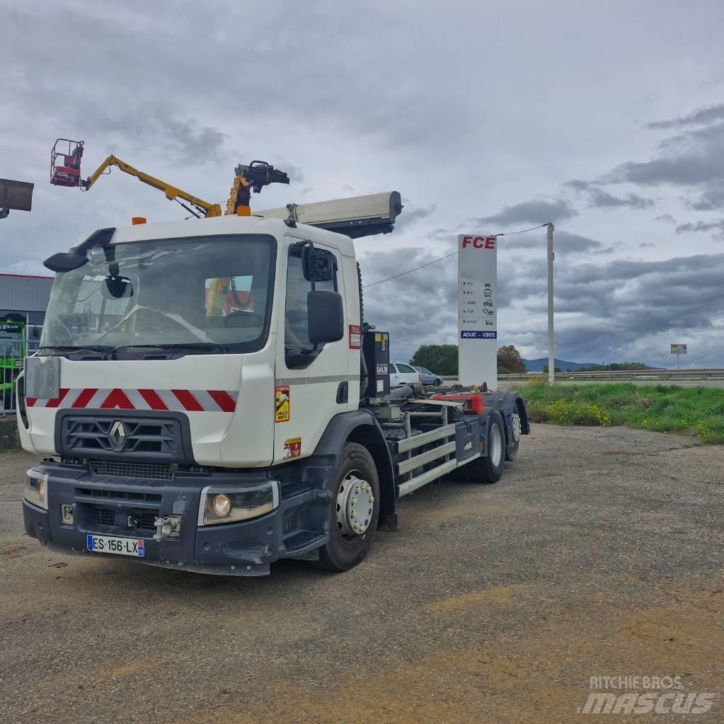 Renault D Wide 380 Sunkvežimiai su keliamuoju kabliu
