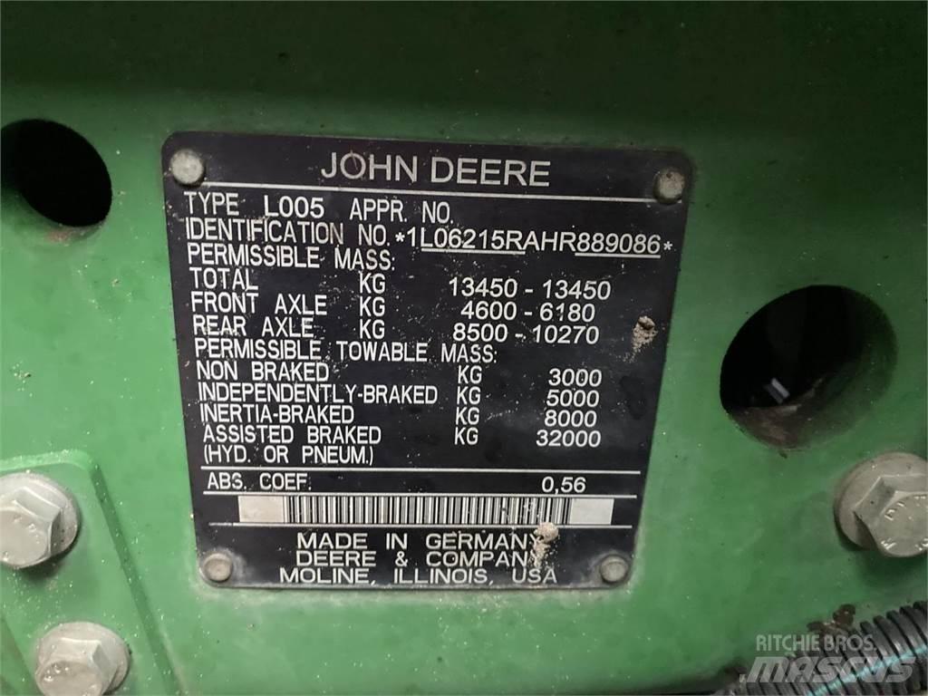 John Deere 6215R Traktoriai