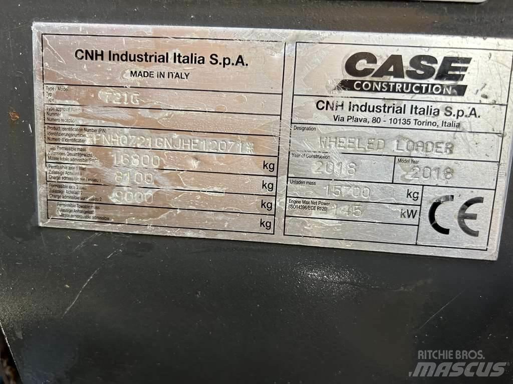 CASE 721G XR Naudoti ratiniai krautuvai