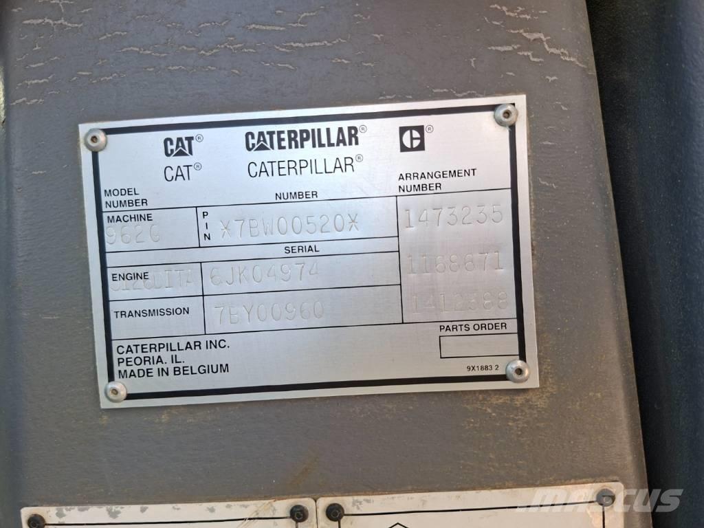 CAT 962 G Naudoti ratiniai krautuvai