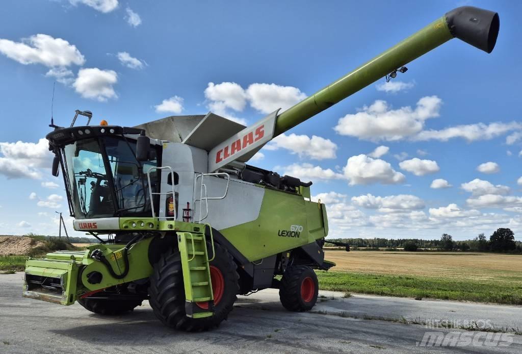 CLAAS Lexion 670 Derliaus nuėmimo kombainai