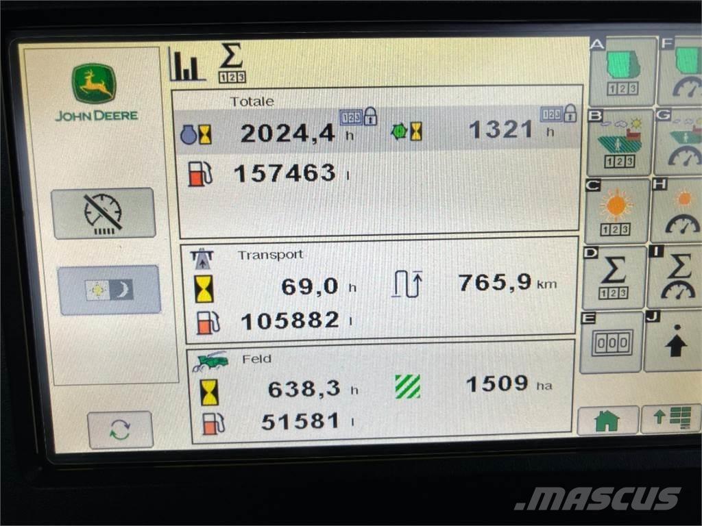 John Deere 9800i Pašarų kombainai