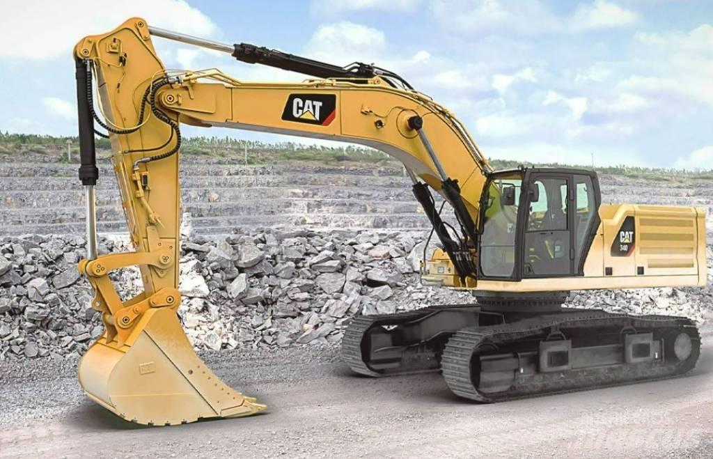 CAT 340 UTHYRES Vikšriniai ekskavatoriai