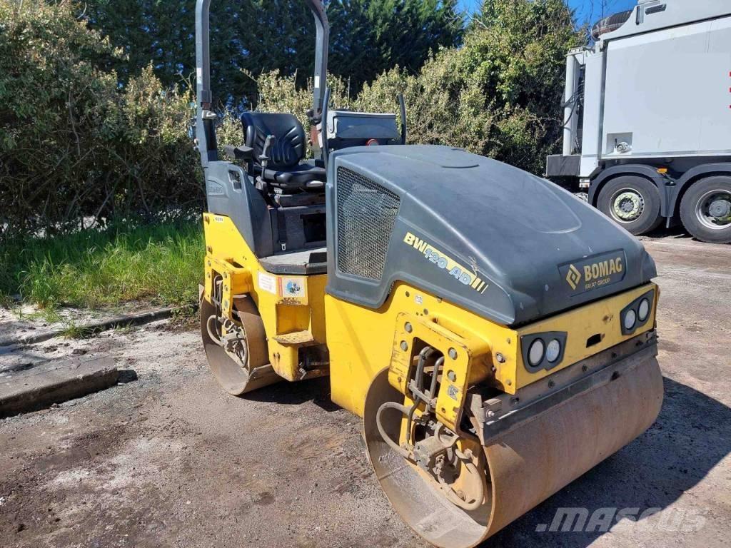 Bomag BW 120 AD-5 Porinių būgnų volai