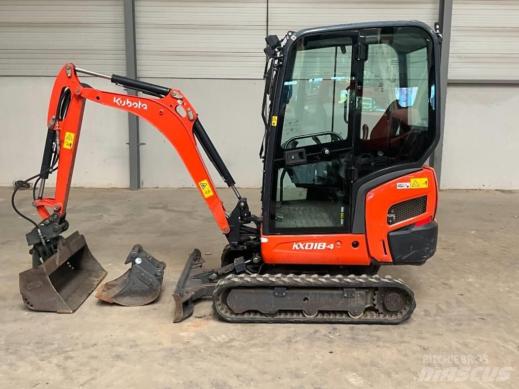 Kubota KX 018-4 Mini ekskavatoriai < 7 t