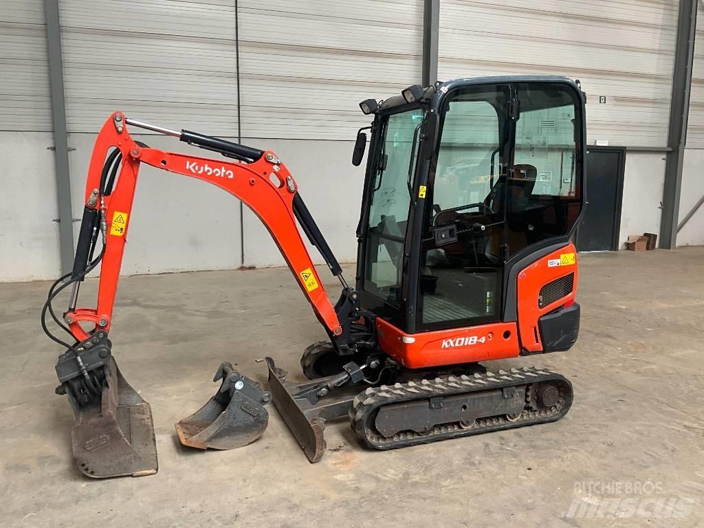 Kubota KX 018-4 Mini ekskavatoriai < 7 t