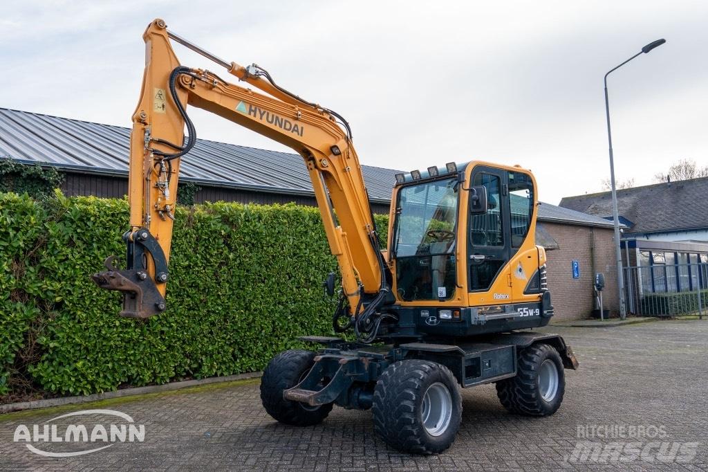 Hyundai R55W-9A Ratiniai ekskavatoriai
