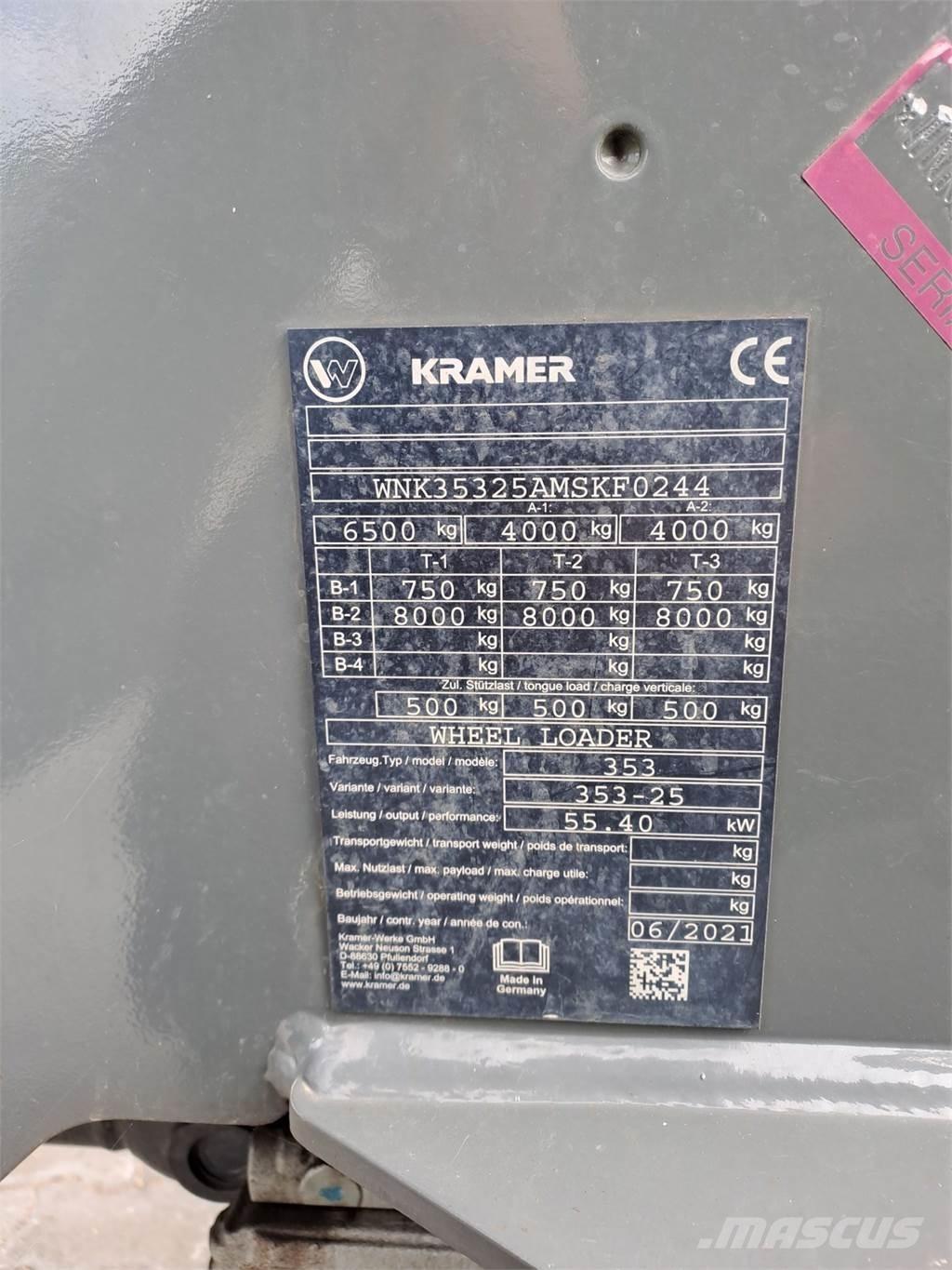 Kramer 5095 Naudoti ratiniai krautuvai