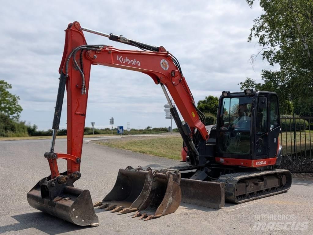 Kubota KX 080-4 Vidutinės galios ekskavatoriai 7-12 t