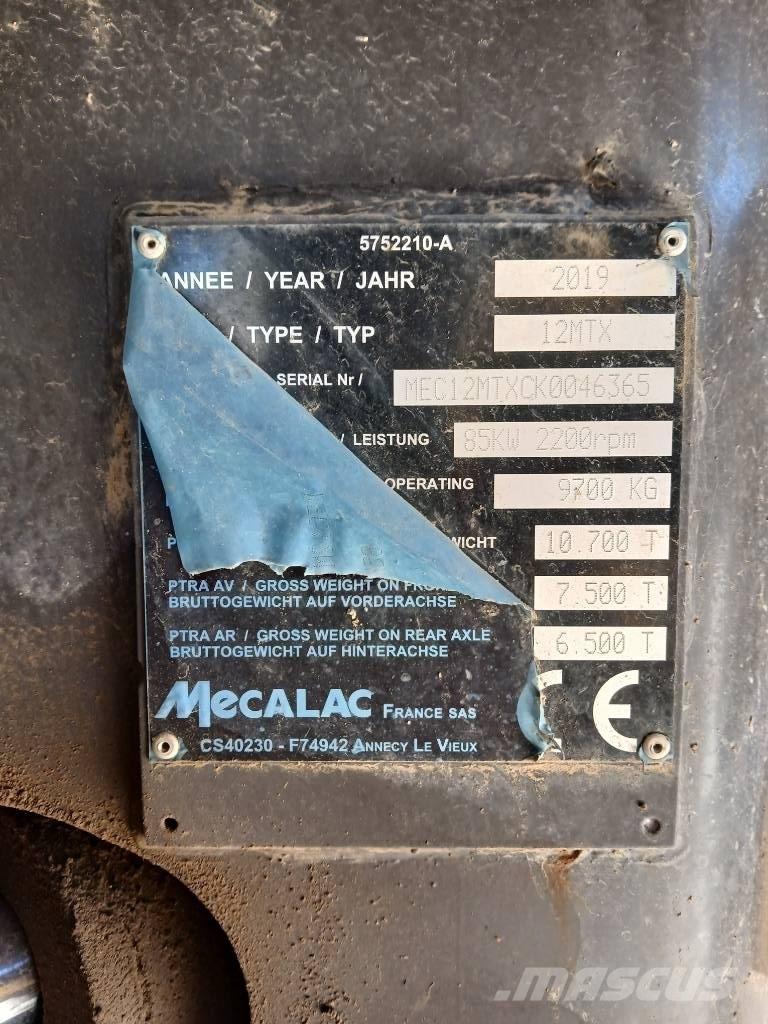 Mecalac 12 MTX Ratiniai ekskavatoriai