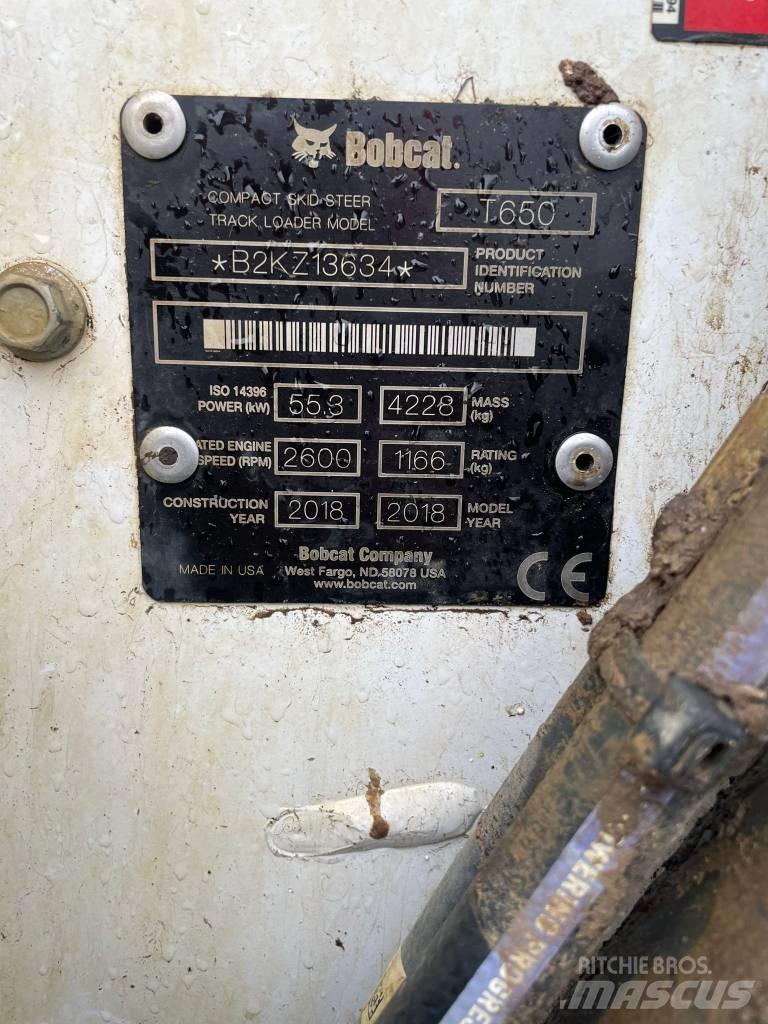 Bobcat T 650 Krautuvai su šoniniu pasukimu
