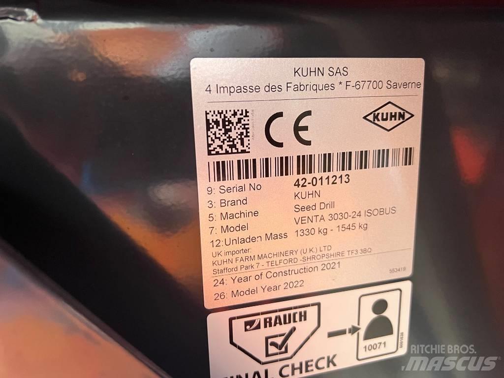 Kuhn Venta 3030-24 Sėjimo technika