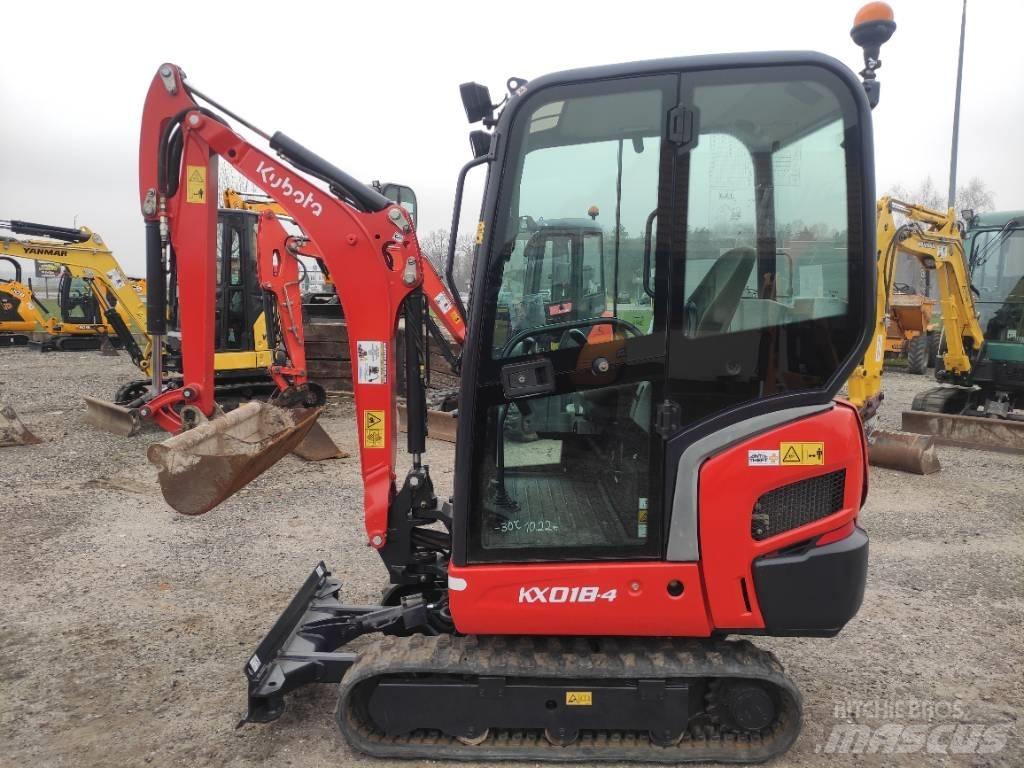 Kubota KX 018-4 Mini ekskavatoriai < 7 t