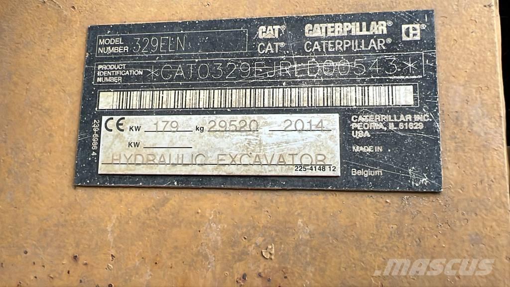 CAT 329 E LN Vikšriniai ekskavatoriai