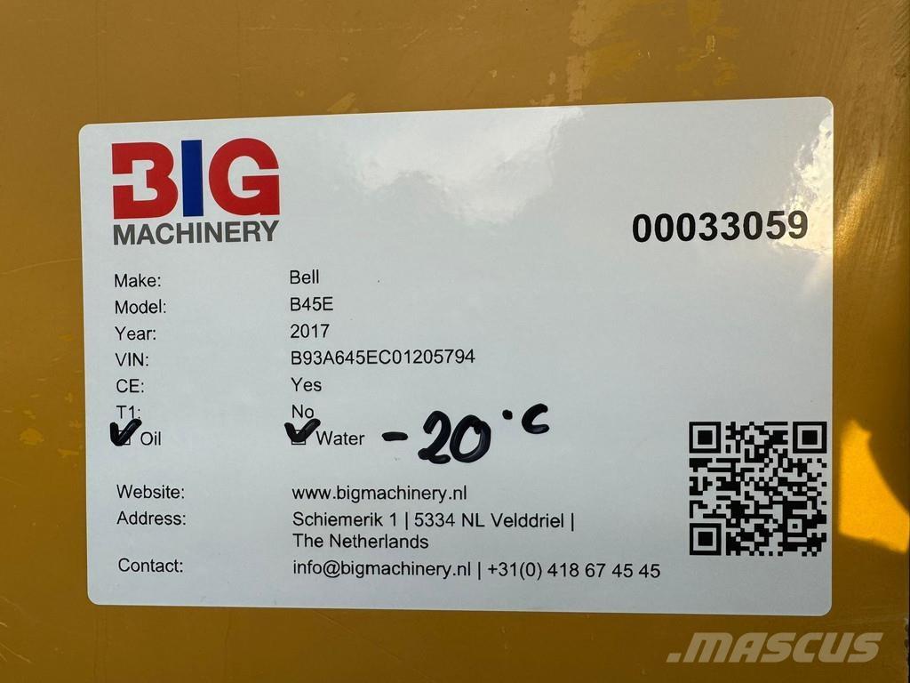 Bell B45E Karjeriniai savivarčiai