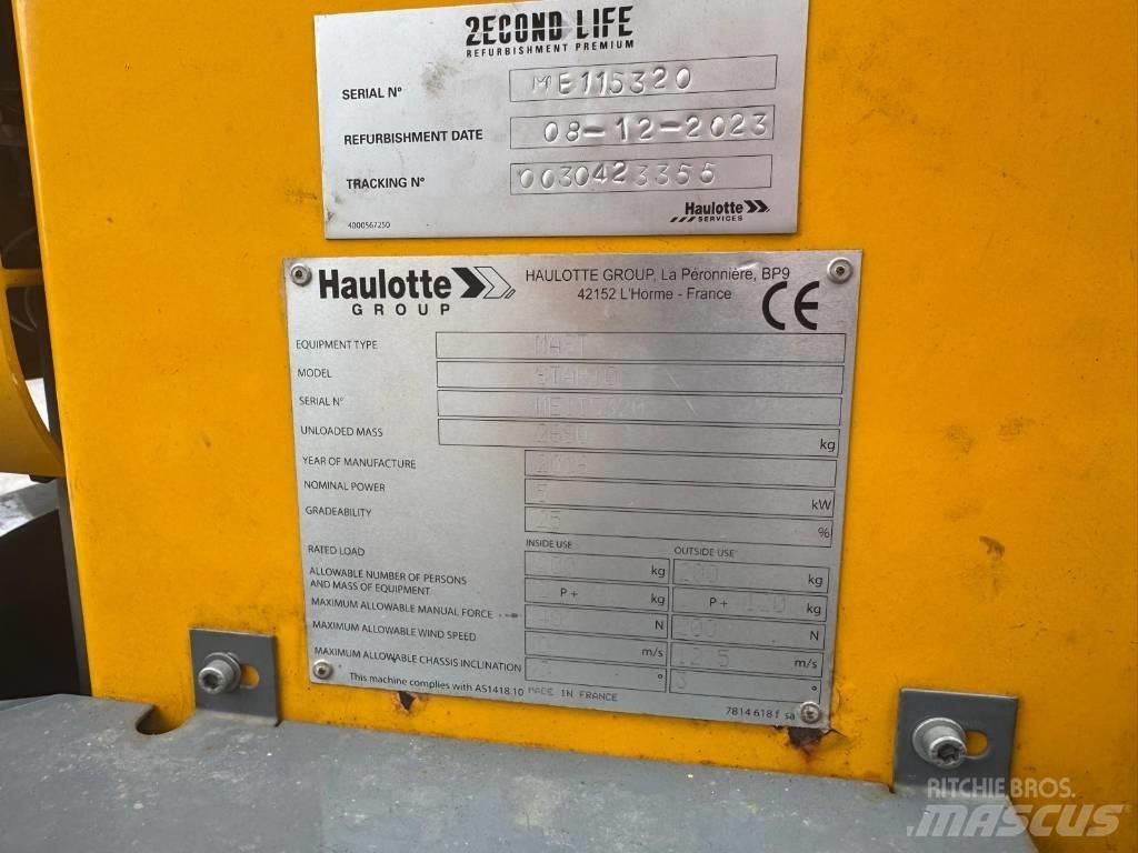 Haulotte Star 10 Vertikalūs stiebiniai keltuvai