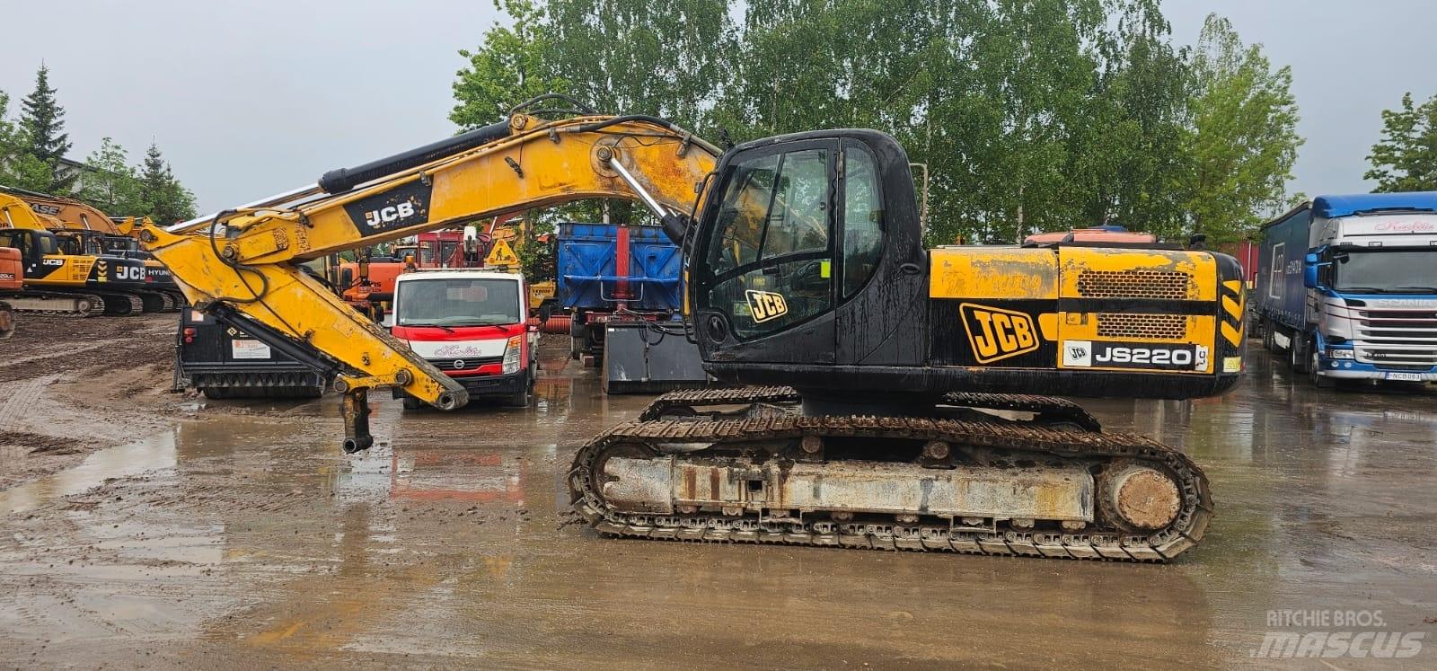 JCB JS 220 LC Vikšriniai ekskavatoriai