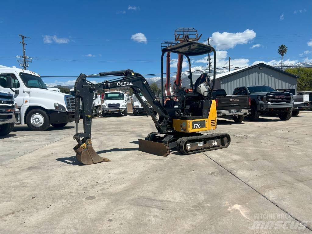John Deere 17G Mini ekskavatoriai < 7 t