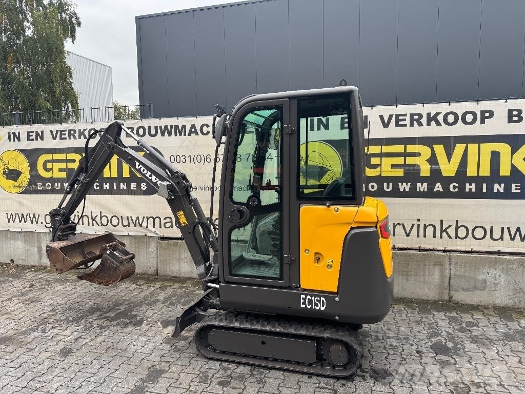 Volvo EC15 Mini ekskavatoriai < 7 t