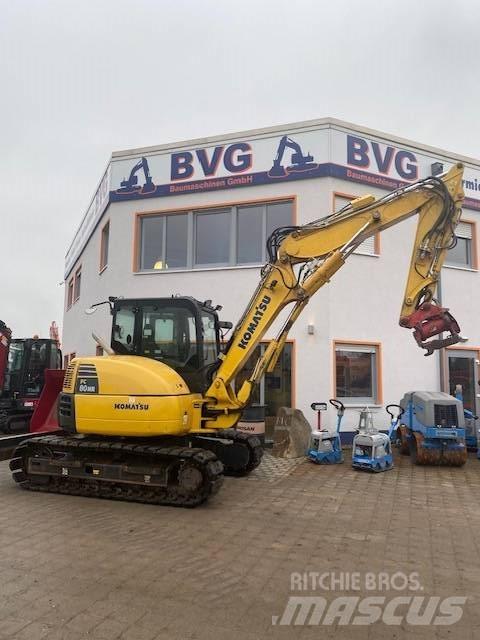 Komatsu PC80MR-3 Vidutinės galios ekskavatoriai 7-12 t