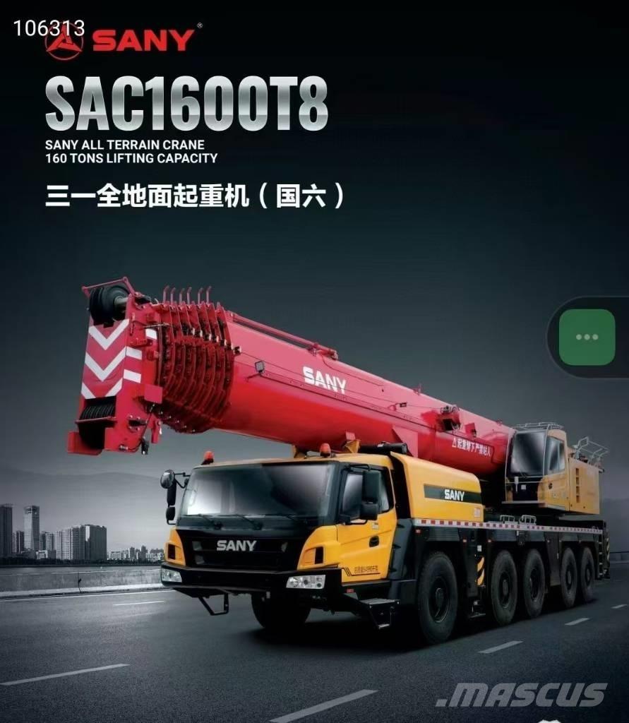 Sany SANY 160 Tons Visureigiai kranai
