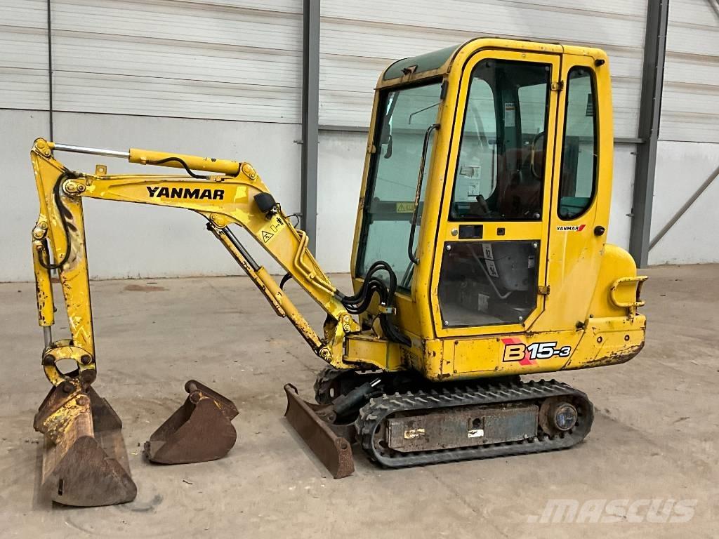 Yanmar B 15 Mini ekskavatoriai < 7 t