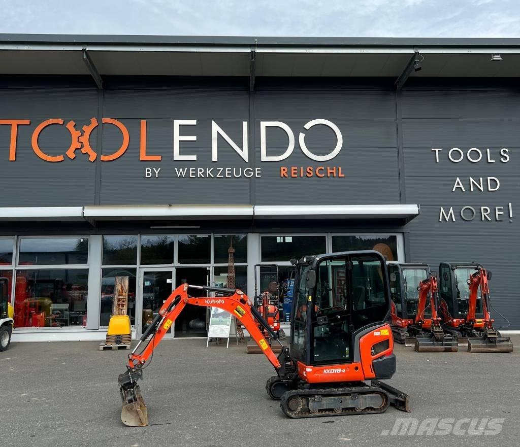 Kubota KX 018-4 Mini ekskavatoriai < 7 t