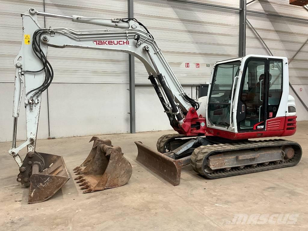 Takeuchi TB 290 Vidutinės galios ekskavatoriai 7-12 t