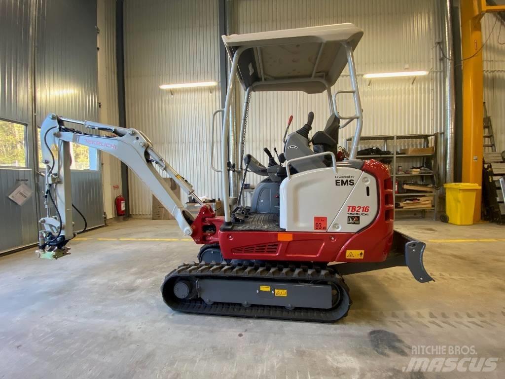 Takeuchi TB 216 A Mini ekskavatoriai < 7 t
