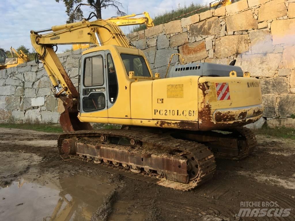 Komatsu PC210LC-6K Vikšriniai ekskavatoriai