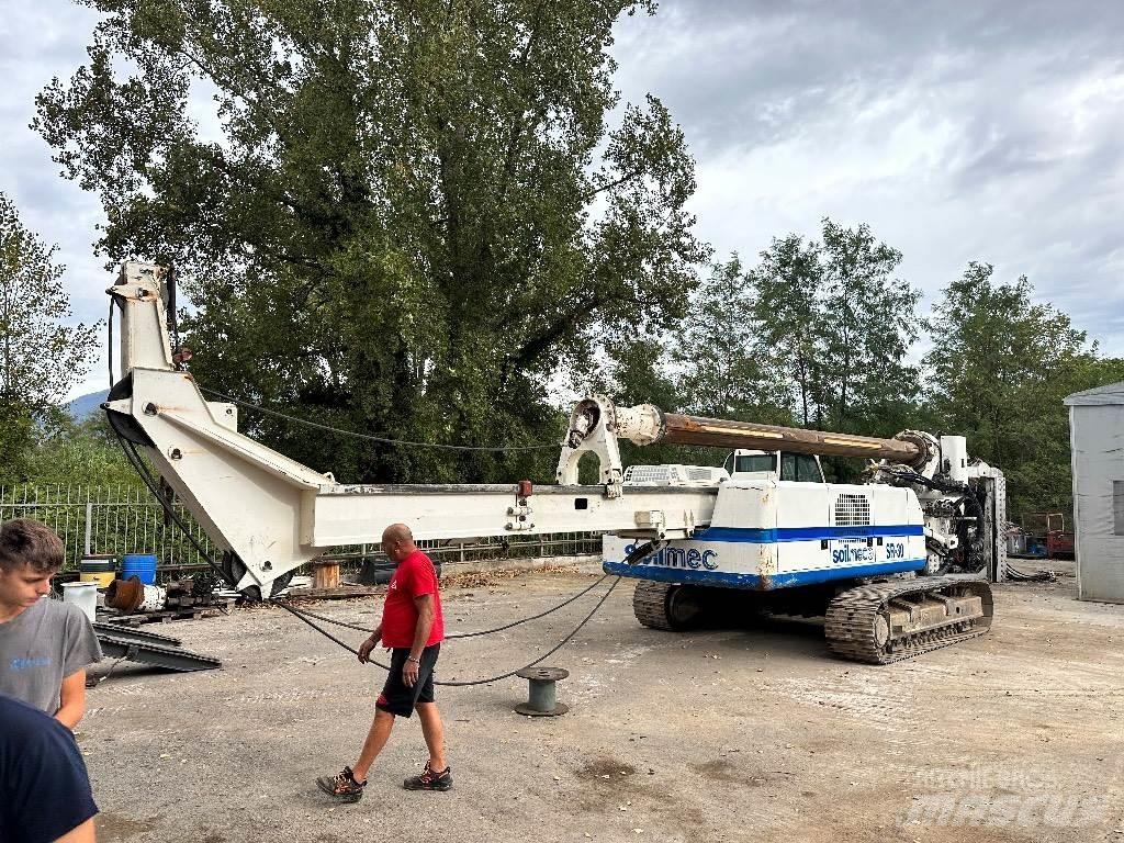 Soilmec SR30 Polių kalimo technika