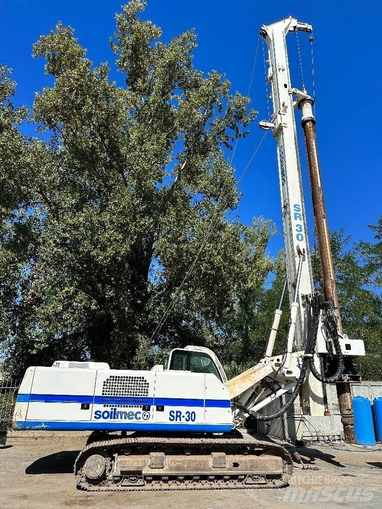 Soilmec SR30 Polių kalimo technika
