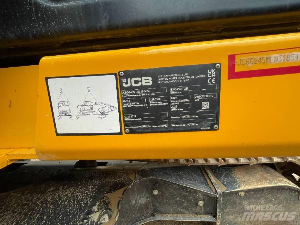 JCB 245 XR Vikšriniai ekskavatoriai