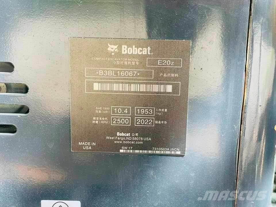 Bobcat E20z Mini ekskavatoriai < 7 t