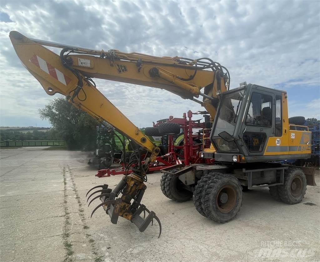 JCB 130 W Ratiniai ekskavatoriai