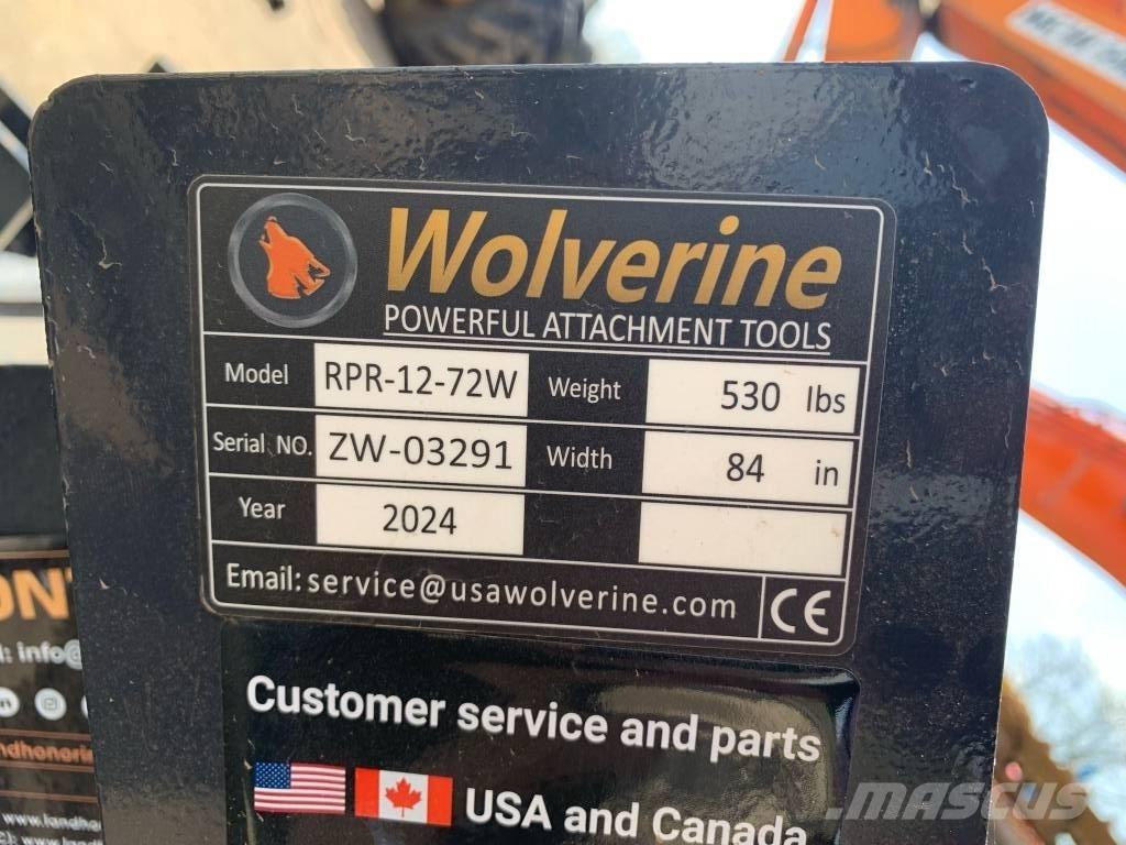  Wolverine RPR-12-72W Kiti naudoti statybos komponentai