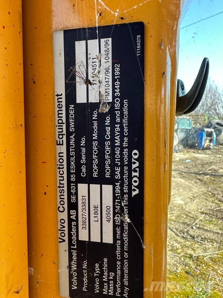Volvo L 180 E CABIN Kabinos ir interjeras