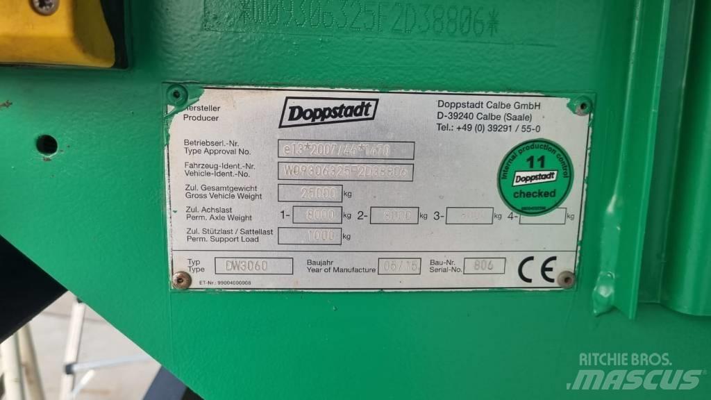 Doppstadt DW 3060 Medienos smulkintuvai