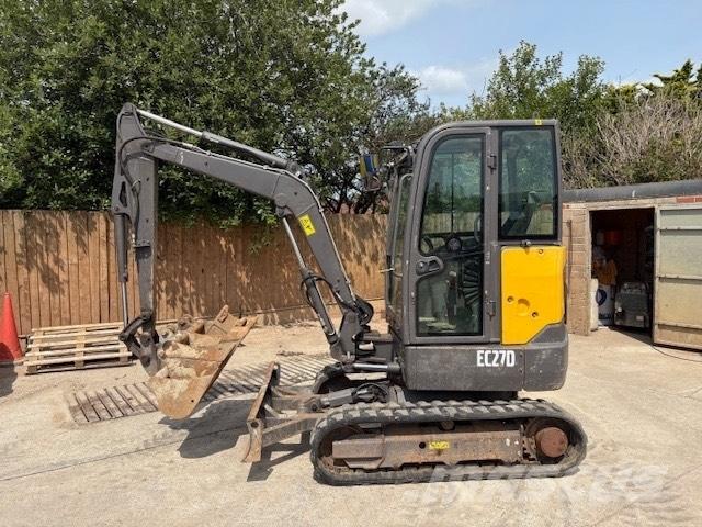 Volvo EC 27 D Mini ekskavatoriai < 7 t