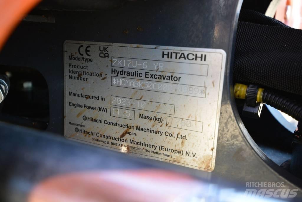 Hitachi ZX 17 U-6 Mini ekskavatoriai < 7 t