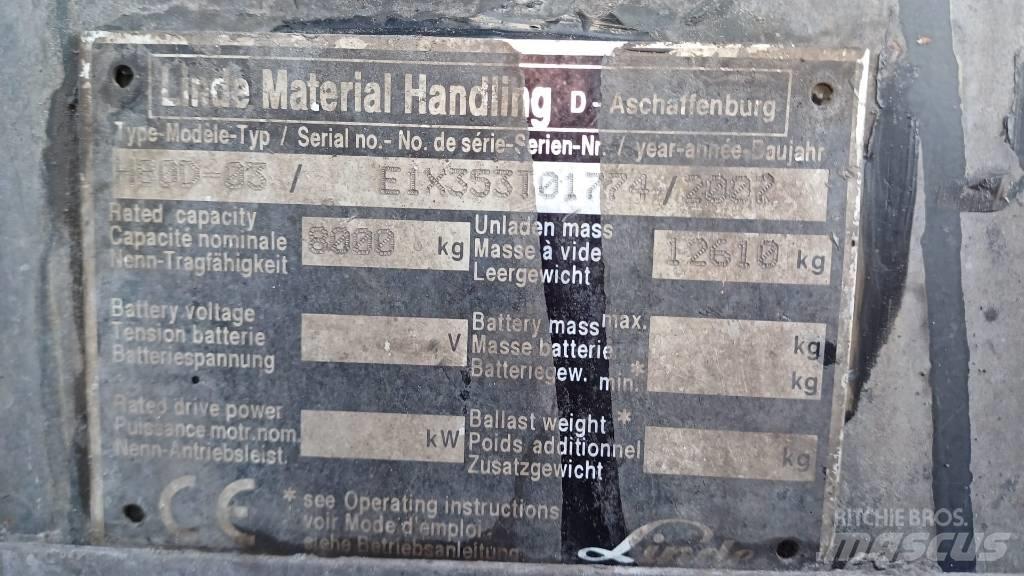 Linde H80D-03 Dyzeliniai krautuvai