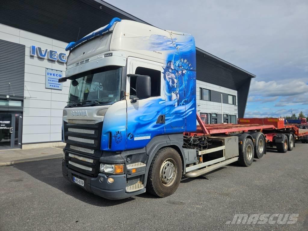 Scania R580 6x2 Sunkvežimiai su keliamuoju kabliu