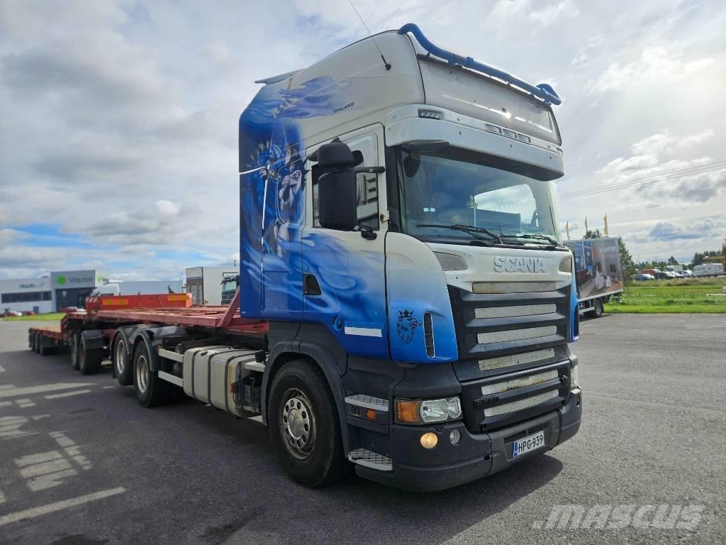Scania R580 6x2 Sunkvežimiai su keliamuoju kabliu
