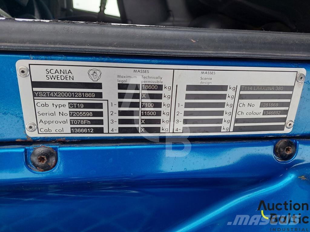 Scania T 114 LA Naudoti vilkikai