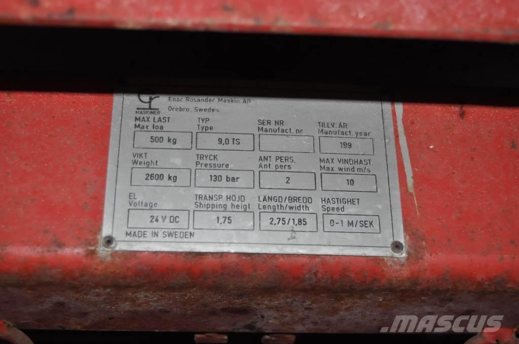 ER 9,0TS SAXLIFT Krovimas/Kėlimas - Kita