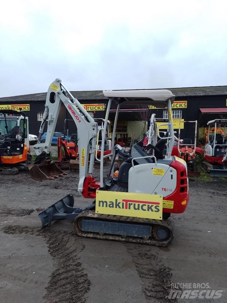 Takeuchi TB216 Mini ekskavatoriai < 7 t
