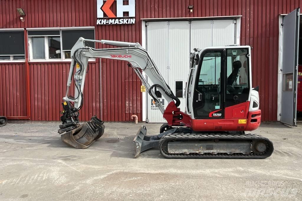 Takeuchi TB 260 Mini ekskavatoriai < 7 t