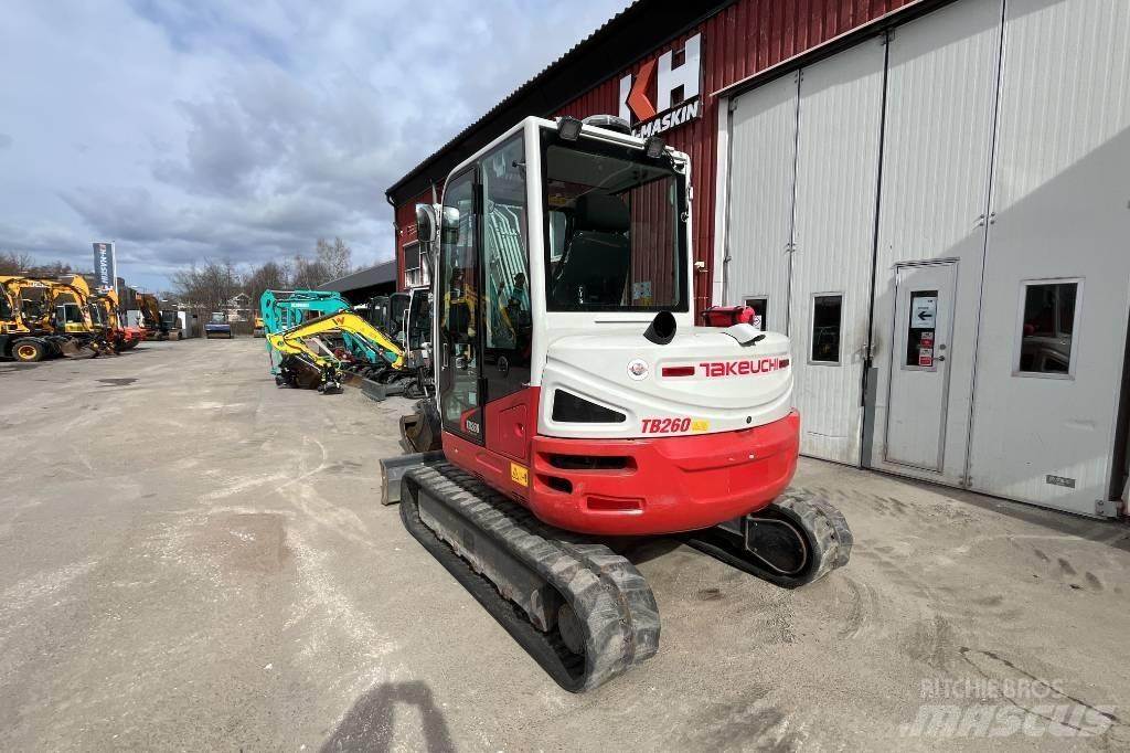 Takeuchi TB 260 Mini ekskavatoriai < 7 t