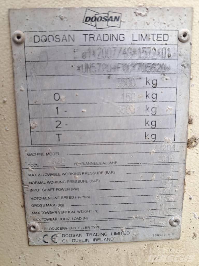 Doosan 7/204 Kompresoriai